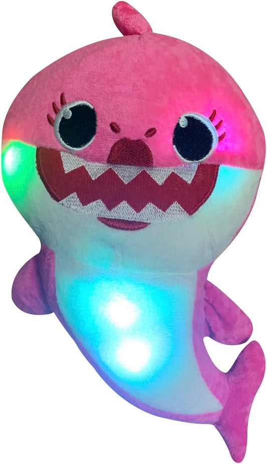Children's Soft Plush Toy Shark with Music Singing & Lights
