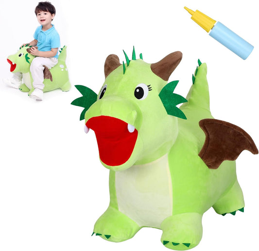 Bouncy Dinosaur Hopper Toy for Toddlers, Kids